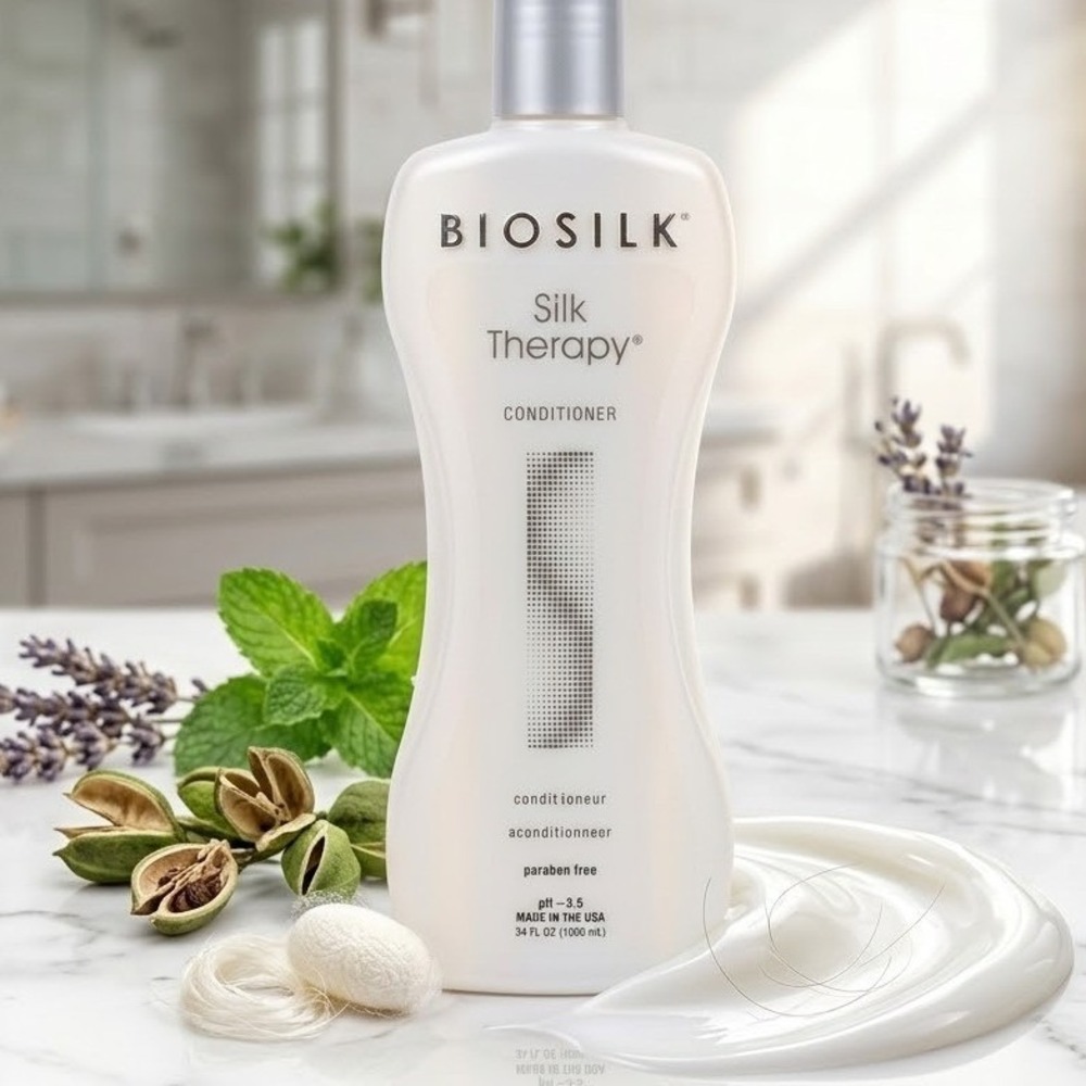 BioSilk Silk Therapy Conditioner Salon Size 34 fl oz 1006 mL Paraben Free Farouk